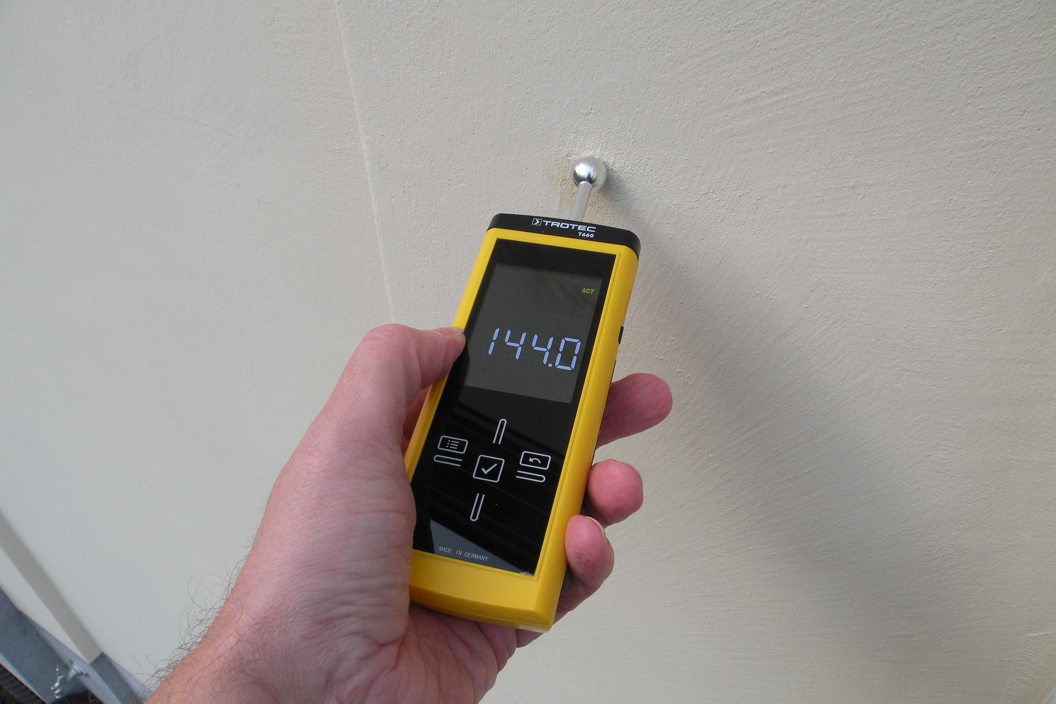 Capacitieve vochtmeting op locatie